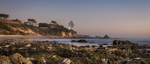 December Beach Pano