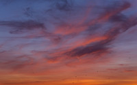 Clouds of sunset
