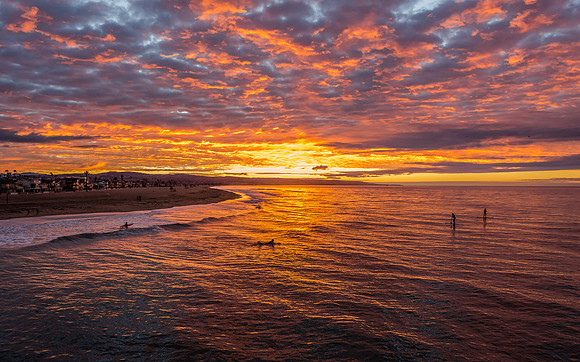 Sunrise on the water...