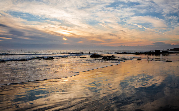 Sunset above and below......
