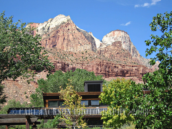 Above the Visitors Center