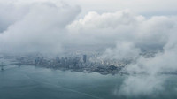East Bay in the clouds....