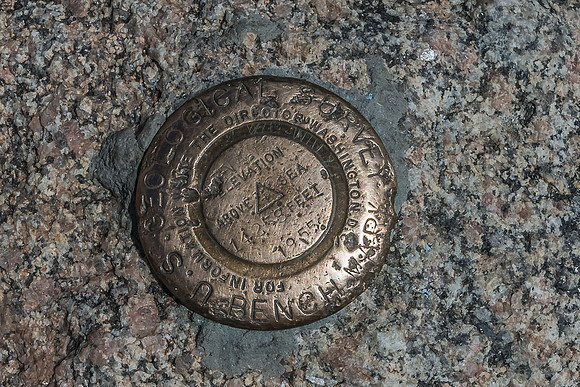 Stamped.....Elevation verified 1955