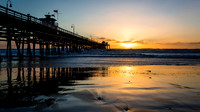 Low tide sunset