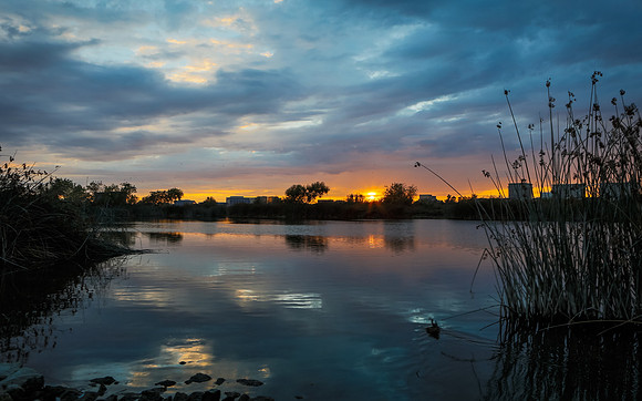 Stormy Sept sunset