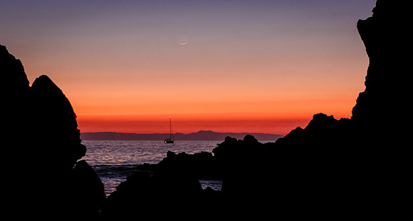 At peace on the water