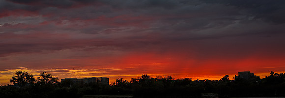 Red hot sunset
